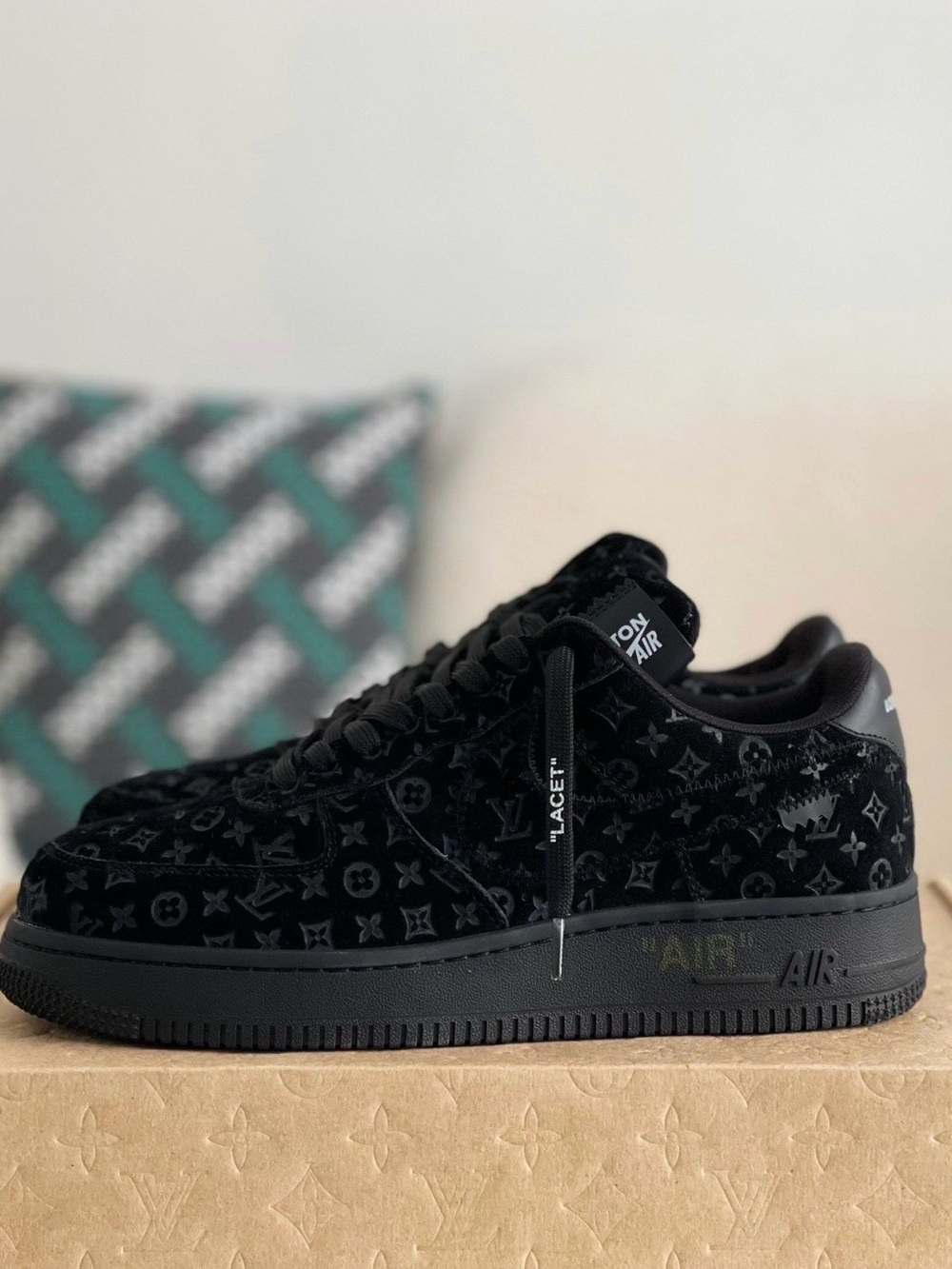 Louis Vuitton x Air Force 1 Low ‘Triple Black